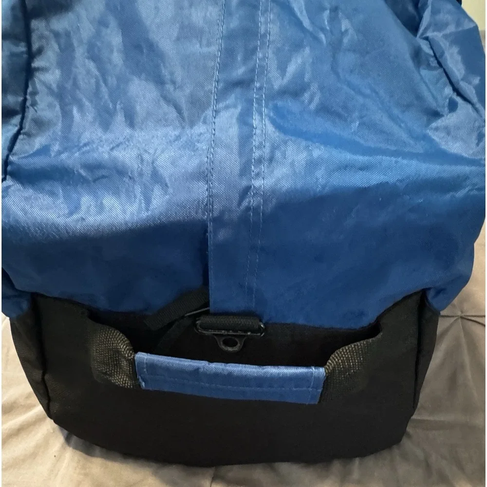 Disney Large Blue Mickey Mouse Travel Duffle Bag Embroidered Daddy